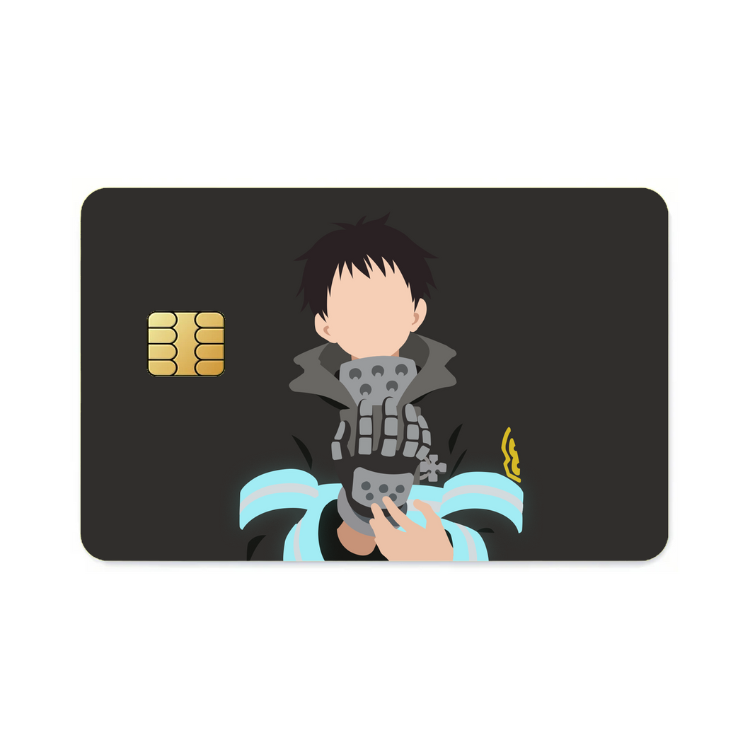 Fire Force Shinra Kusakabe  Credit Card Skins (4-in-1 Pack)