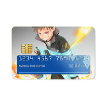 Load image into Gallery viewer, Fire Force Shinra Kusakabe  Credit Card Skins (4-in-1 Pack)
