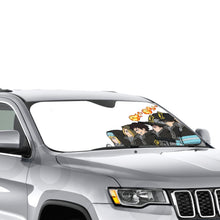 Load image into Gallery viewer, Fire Force Shinra Kusakabe, Iris, Arthur Boyle, Maki Oze, Akitaru Oubi  Car Sunshade
