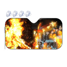 Load image into Gallery viewer, Fire force skad  Car Sunshade
