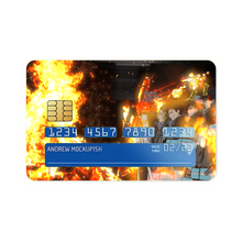 Load image into Gallery viewer, Fire force skad  Credit Card Skins (4-in-1 Pack)
