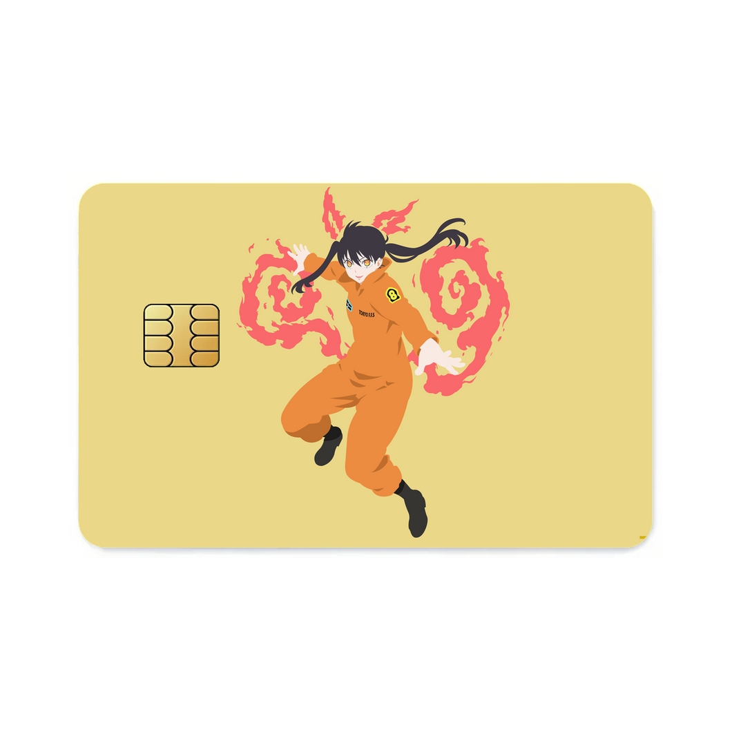 Fire Force Tamaki Kotatsu  Credit Card Skins (4-in-1 Pack)
