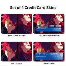 Load image into Gallery viewer, Food Wars: Shokugeki no Soma  Credit Card Skins (4-in-1 Pack)
