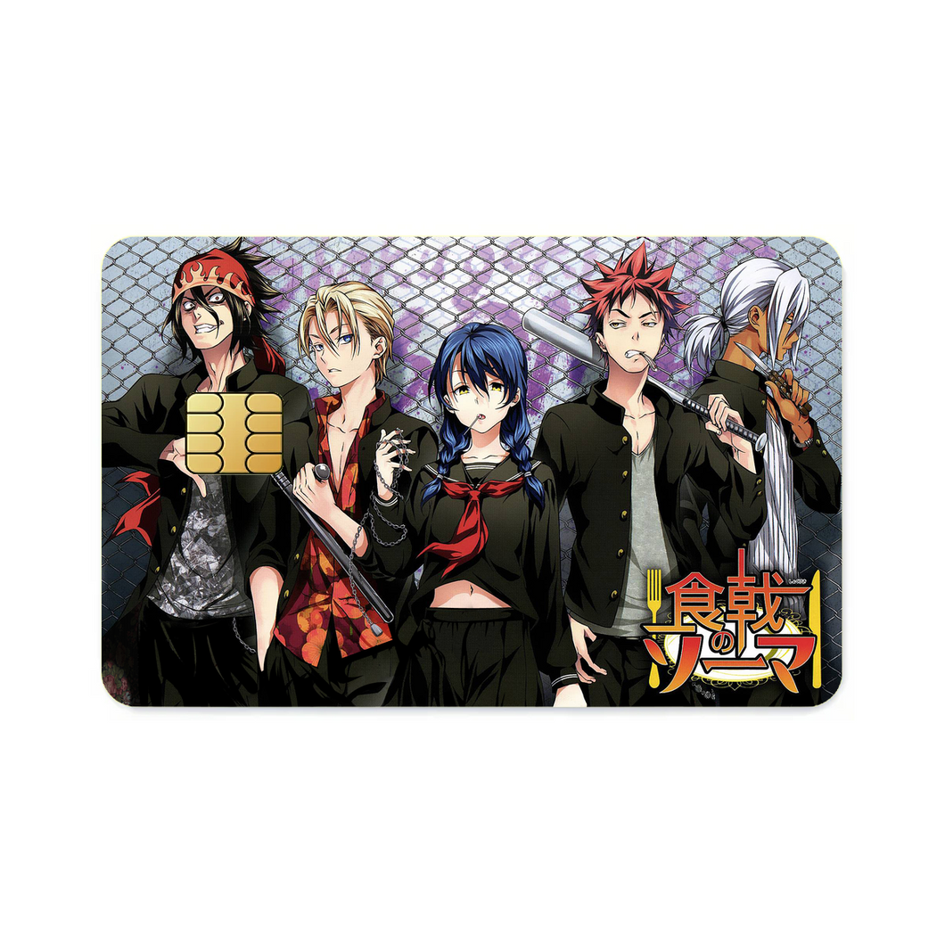 Food Wars: Shokugeki no Soma  Credit Card Skins (4-in-1 Pack)