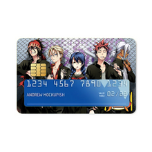 Load image into Gallery viewer, Food Wars: Shokugeki no Soma  Credit Card Skins (4-in-1 Pack)
