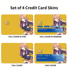 Load image into Gallery viewer, Food Wars: Shokugeki no Soma - Erina Nakiri Credit Card Skins (4-in-1 Pack)
