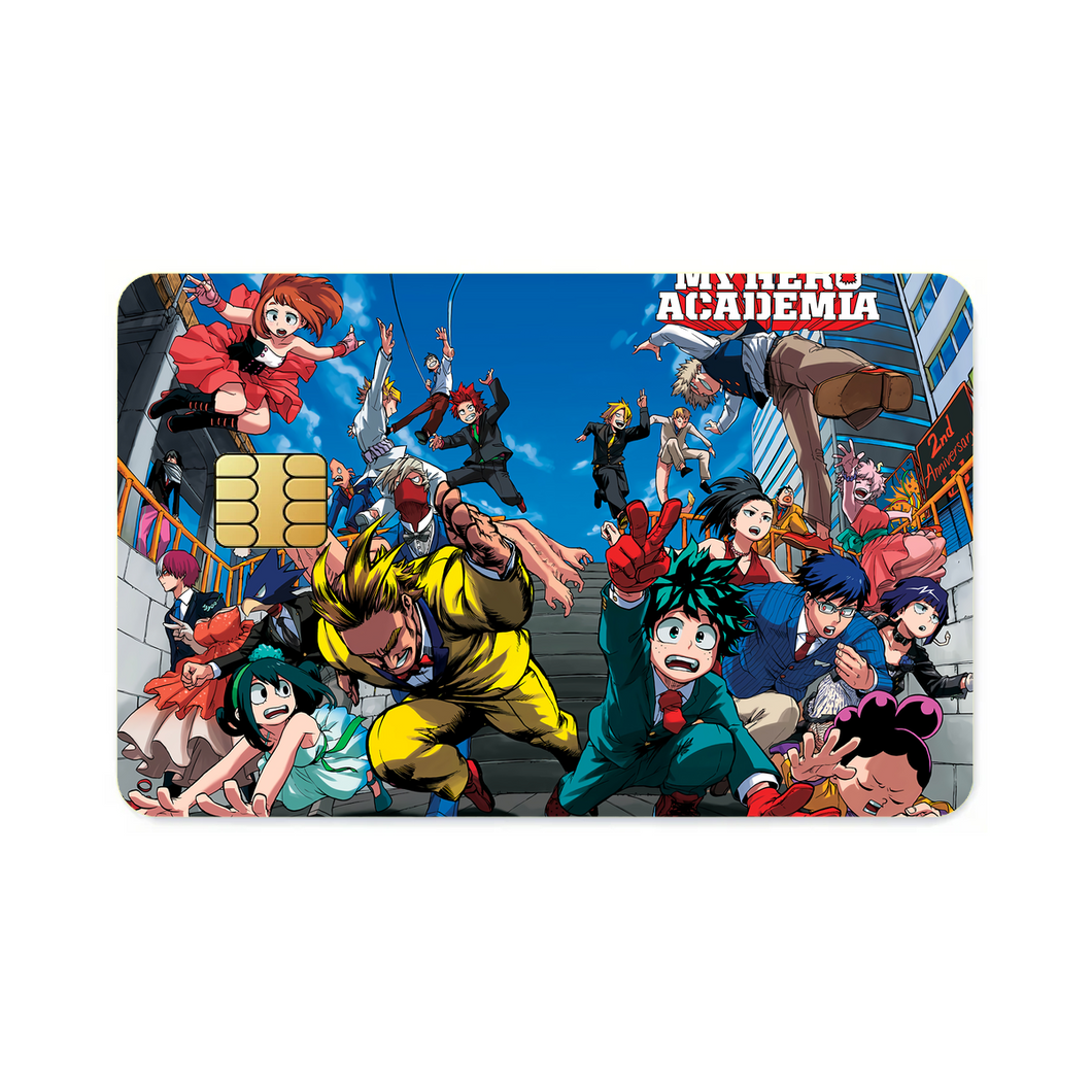 Formal Hero Academia  Credit Card Skins (4-in-1 Pack)