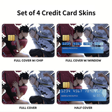 Load image into Gallery viewer, Fukurodani Academy vs Nekoma High School  Credit Card Skins (4-in-1 Pack)
