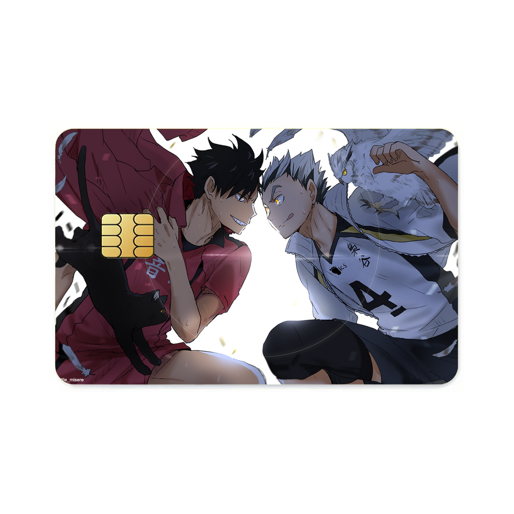 Fukurodani Academy vs Nekoma High School  Credit Card Skins (4-in-1 Pack)