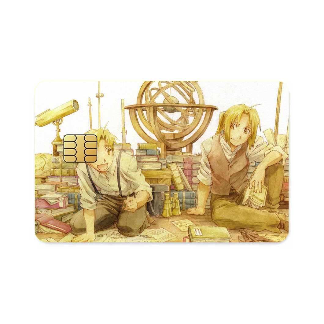Full Metal Alchemist Edward and Alphonse Elric Credit Card Skins (4-in-1 Pack)