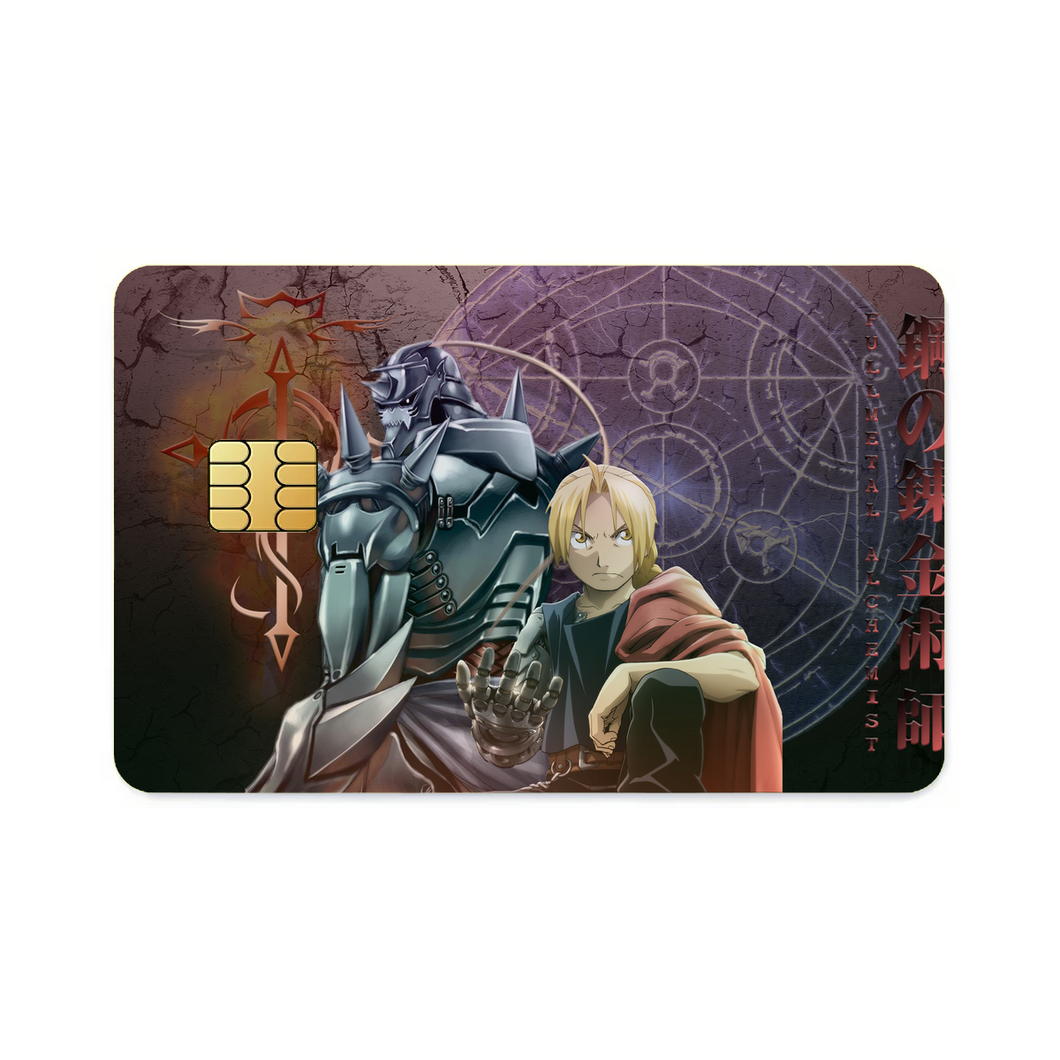 Fullmetal Alchemist-Edward & Alphonse  Credit Card Skins (4-in-1 Pack)