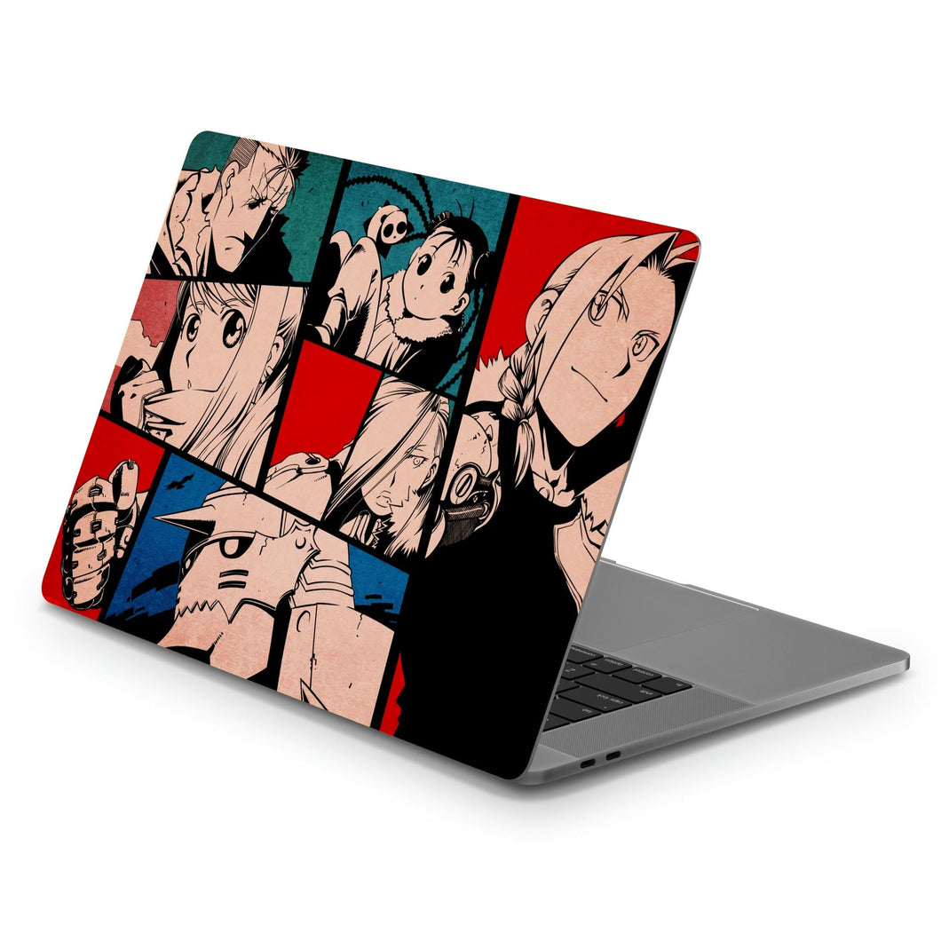 FullMetal Alchemist - Scar , Edward , Alphonse , Winry , Olivier , May  & Shao  Macbook Skin