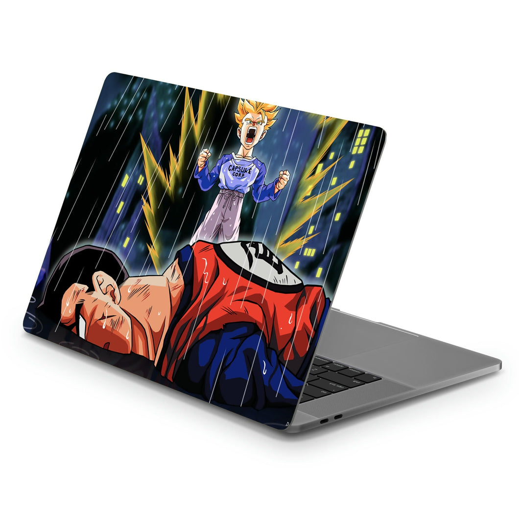 Future Trunks goes Super Saiyan  Macbook Skin