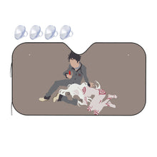 Load image into Gallery viewer, Ganta and Shiro  Car Sunshade
