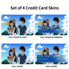Load image into Gallery viewer, Garden Day Credit Card Skins (4-in-1 Pack)
