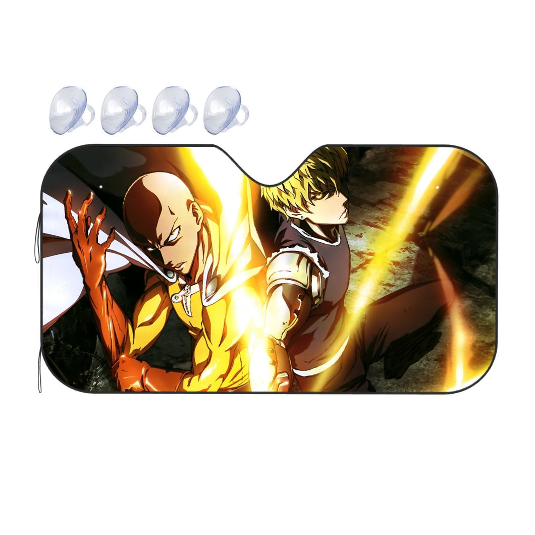 Genos and Saitama  Car Sunshade