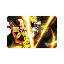 Load image into Gallery viewer, Genos and Saitama  Credit Card Skins (4-in-1 Pack)
