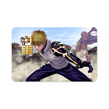 Load image into Gallery viewer, Genos and Saitama  Credit Card Skins (4-in-1 Pack)
