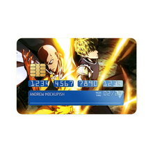 Load image into Gallery viewer, Genos and Saitama  Credit Card Skins (4-in-1 Pack)
