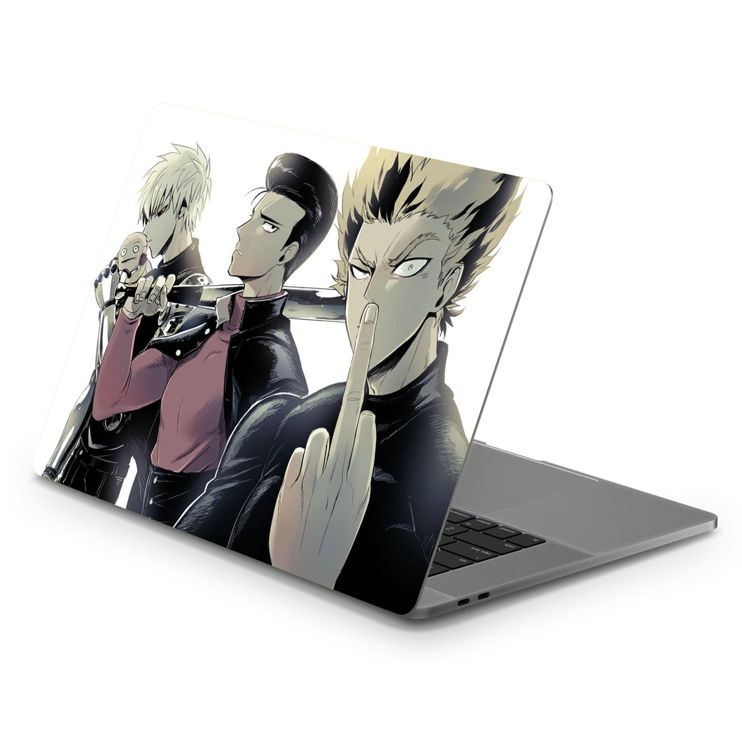Genos, Metal Bat and Garou  Macbook Skin