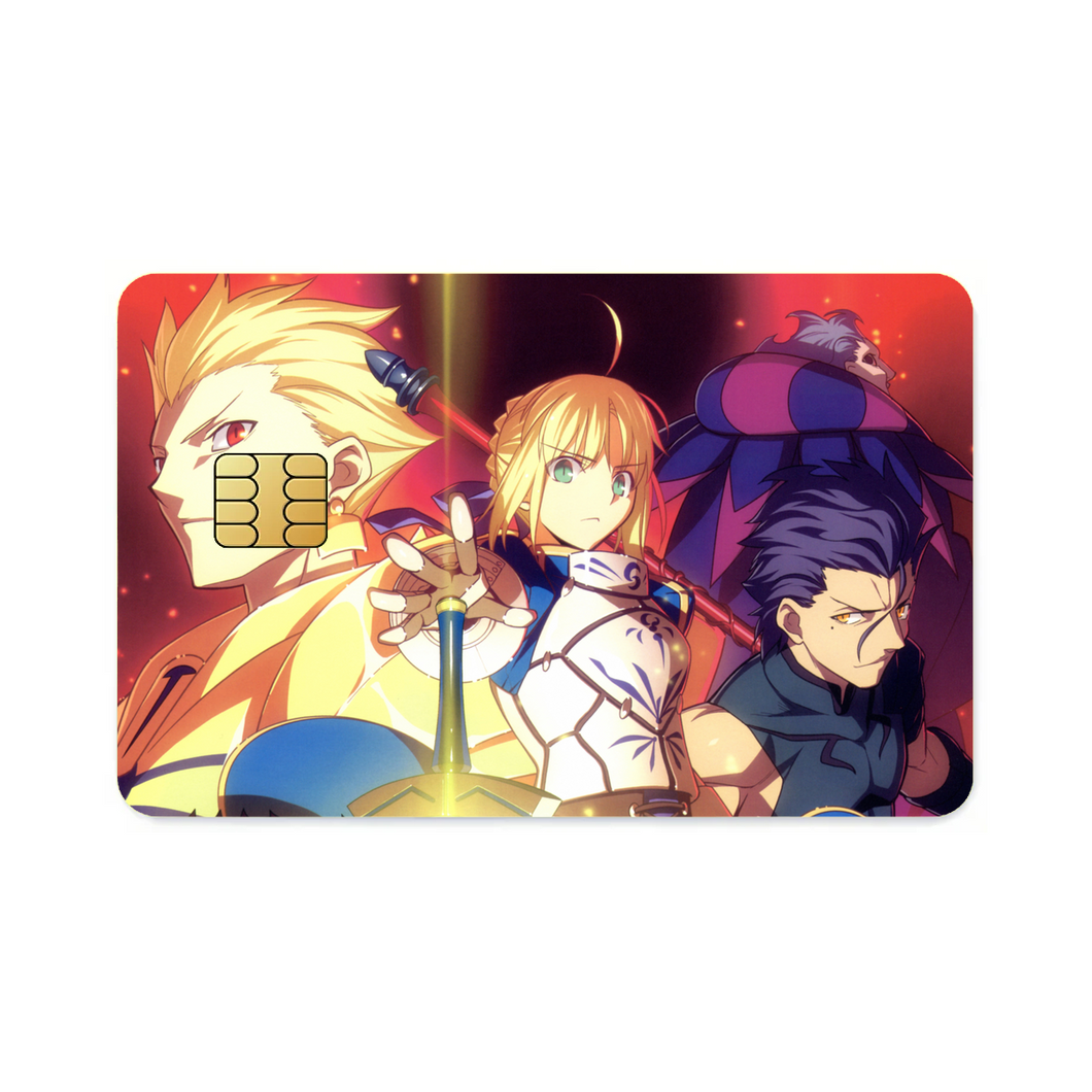 Gilgamesh, Saber (Fate Series)  Credit Card Skins (4-in-1 Pack)