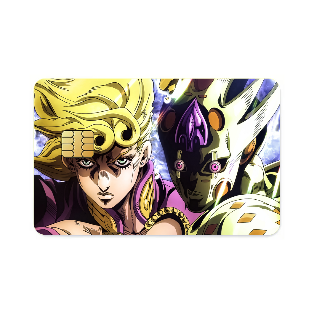 Giorno Giovanna & Golden Experience Requiem  Credit Card Skins (4-in-1 Pack)