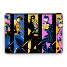 Load image into Gallery viewer, Giorno Giovanna Joseph Joestar Jotaro Kujo Josuke Higashikata and Jonathan Joestar  Macbook Skin

