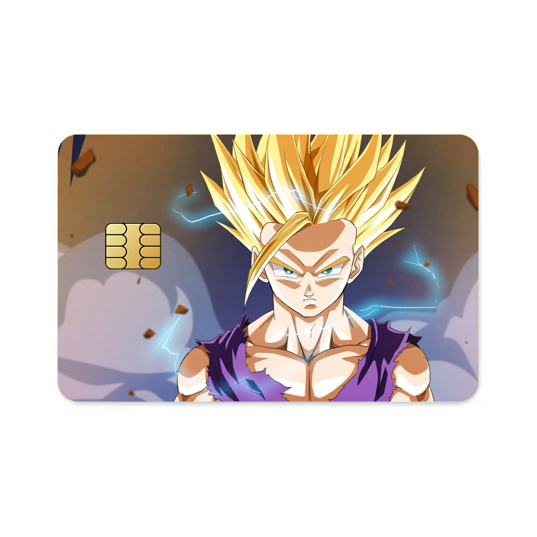 Gohan is Mad  Credit Card Skins (4-in-1 Pack)