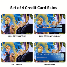 Load image into Gallery viewer, Gohan SSJ 2 vs Cell  Credit Card Skins (4-in-1 Pack)
