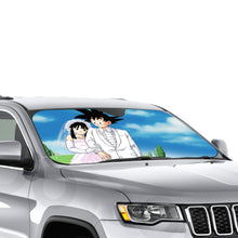 Load image into Gallery viewer, Goku and Chi-Chi Marriage  Car Sunshade
