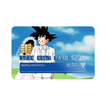 Load image into Gallery viewer, Goku and Chi-Chi Marriage  Credit Card Skins (4-in-1 Pack)
