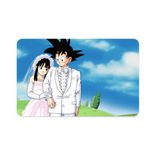 Load image into Gallery viewer, Goku and Chi-Chi Marriage  Credit Card Skins (4-in-1 Pack)
