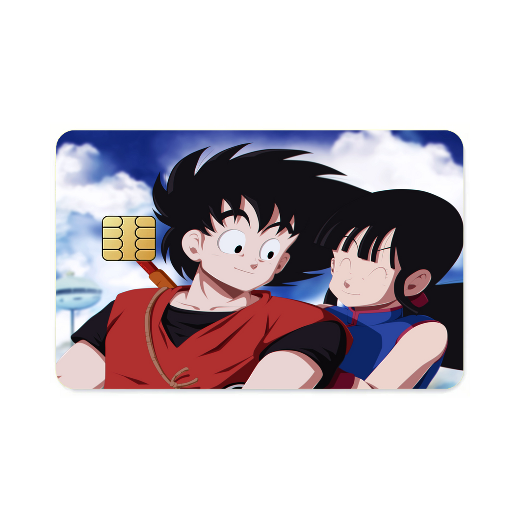 Goku and Chichi  Credit Card Skins (4-in-1 Pack)