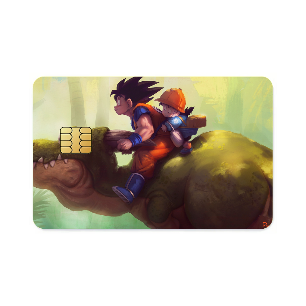 Goku and Gohan  Credit Card Skins (4-in-1 Pack)