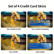 Load image into Gallery viewer, Goku  Credit Card Skins (4-in-1 Pack)
