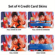 Load image into Gallery viewer, Goku  Credit Card Skins (4-in-1 Pack)
