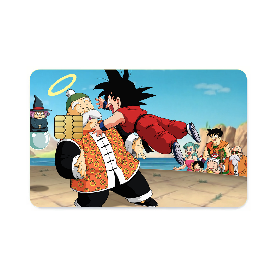 Goku Grandfather  Credit Card Skins (4-in-1 Pack)