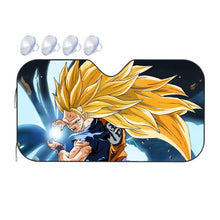 Load image into Gallery viewer, Goku in Super Saiyan 3 mode  Car Sunshade
