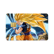 Load image into Gallery viewer, Goku in Super Saiyan 3 mode  Credit Card Skins (4-in-1 Pack)

