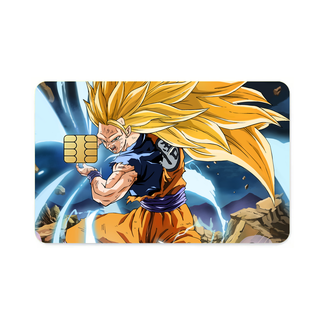 Goku in Super Saiyan 3 mode  Credit Card Skins (4-in-1 Pack)