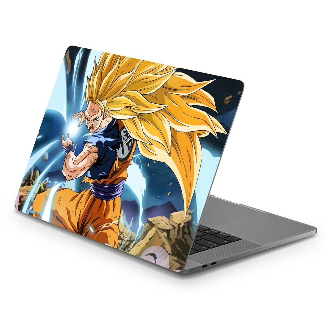Goku in Super Saiyan 3 mode  Macbook Skin