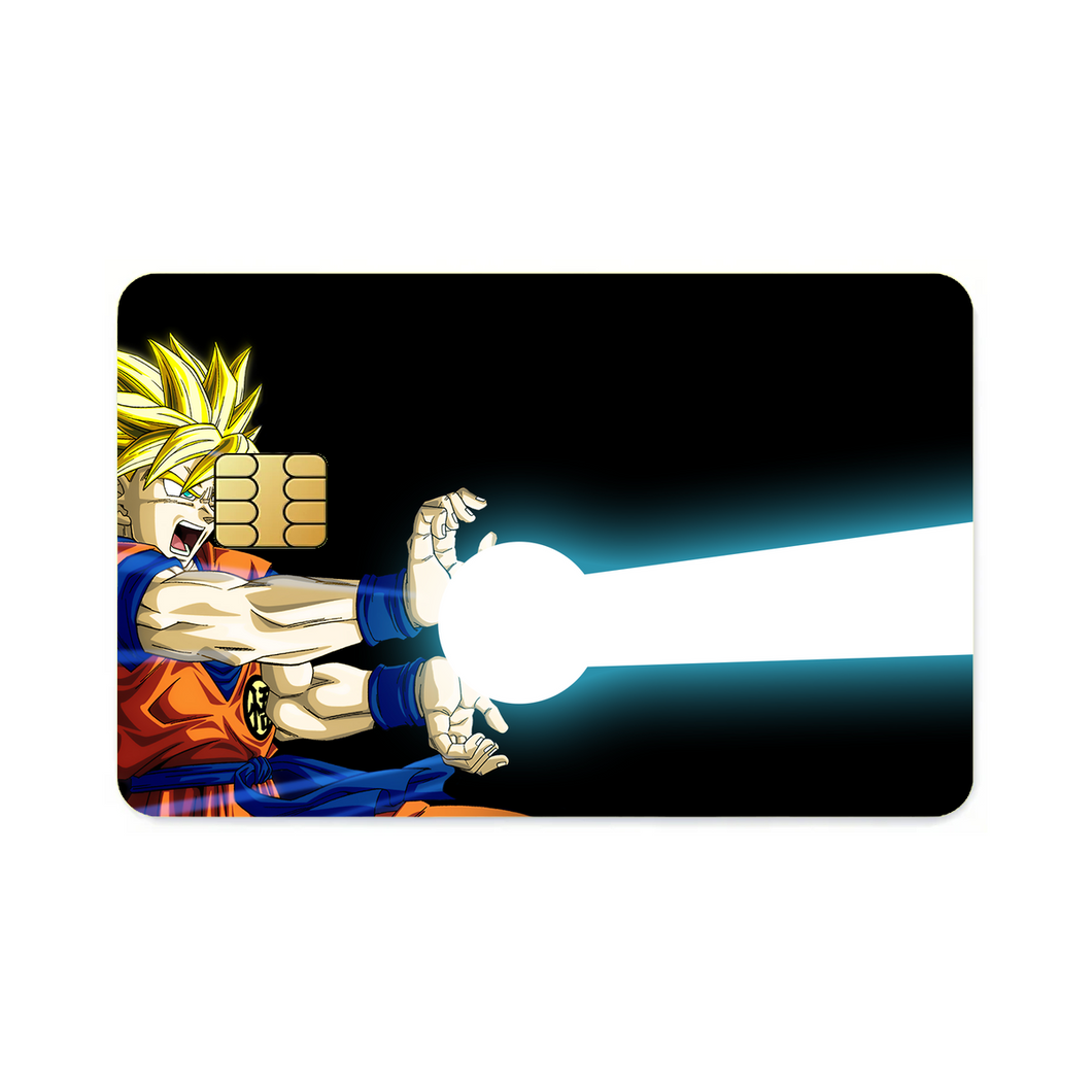 Goku's Kamehameha Wave  Credit Card Skins (4-in-1 Pack)