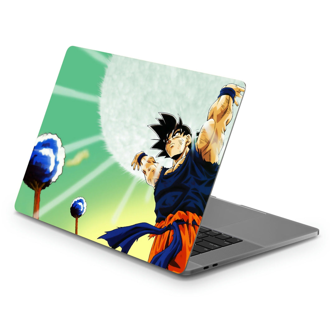 Goku's Spirit Bomb Macbook Skin