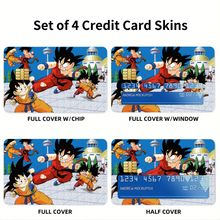 Load image into Gallery viewer, Goku Training on Kami Temple  Credit Card Skins (4-in-1 Pack)
