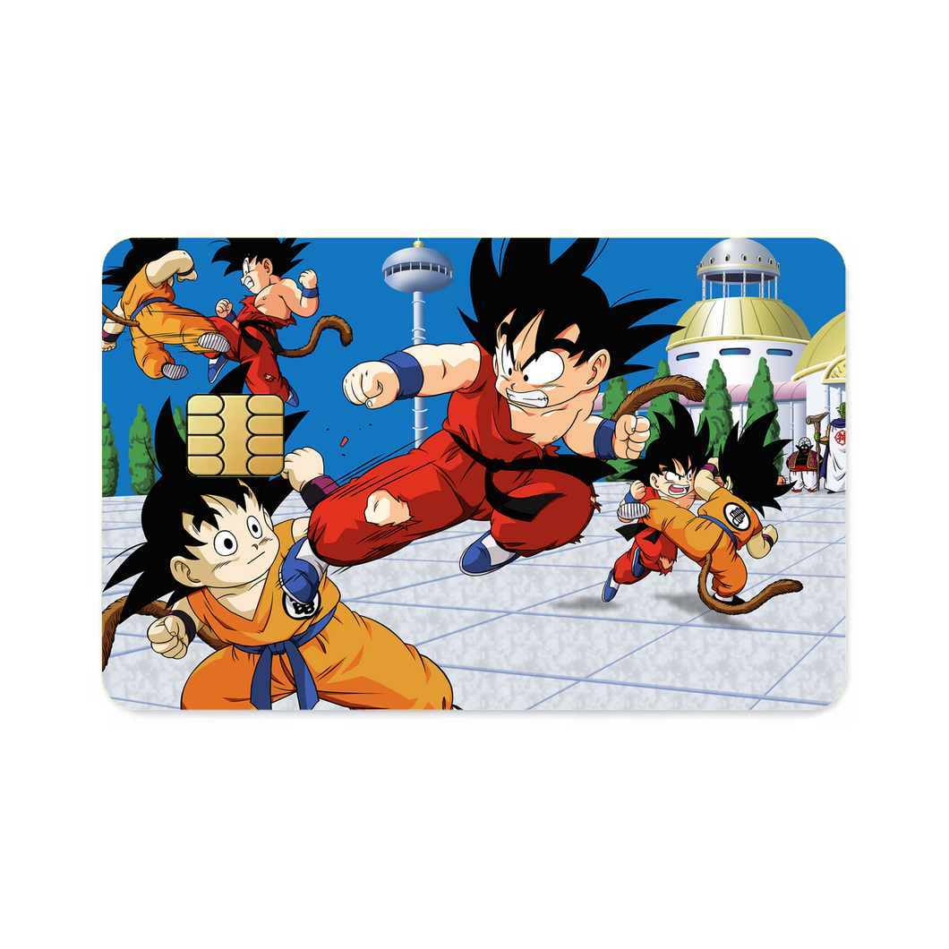 Goku Training on Kami Temple  Credit Card Skins (4-in-1 Pack)