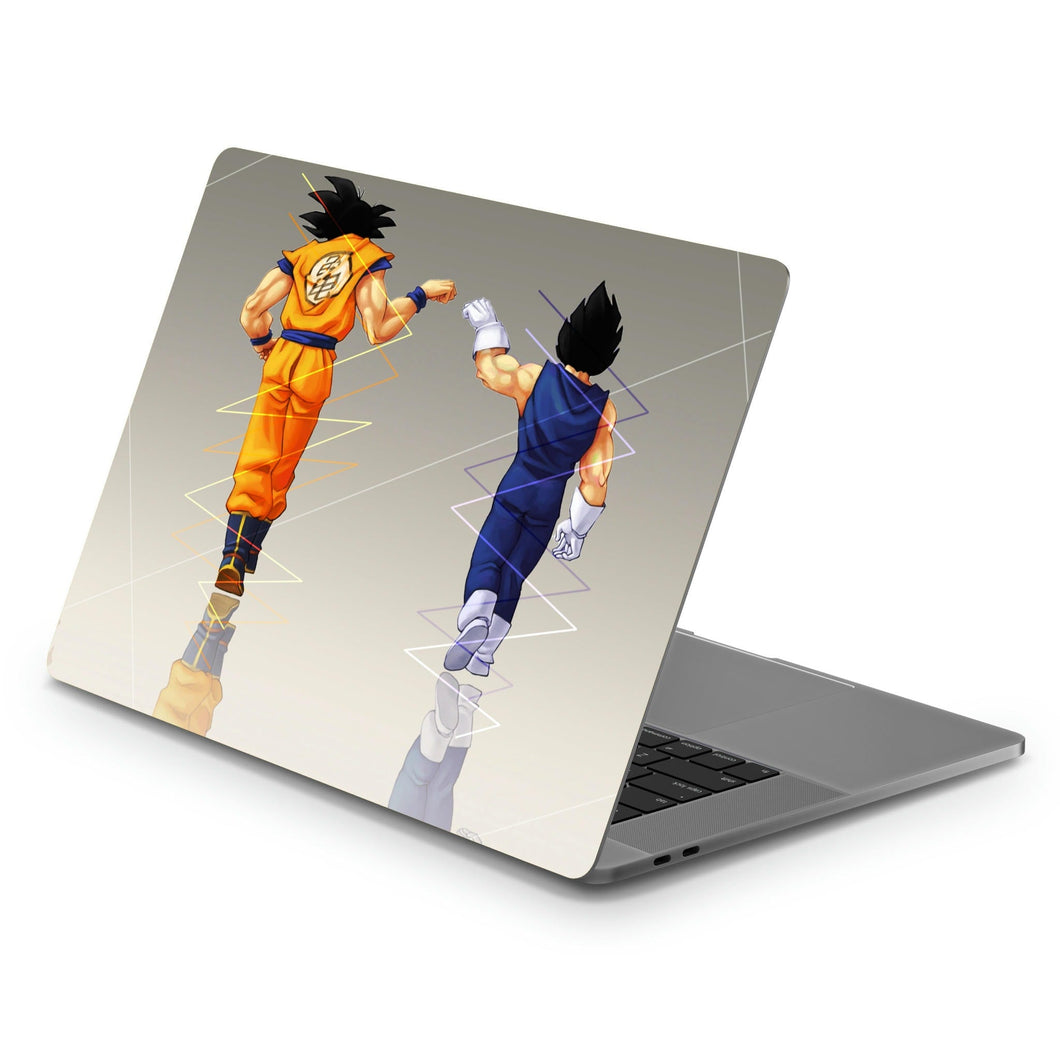 goku & vegita  Macbook Skin