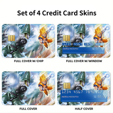 Load image into Gallery viewer, Goku Vs Cell Credit Card Skins (4-in-1 Pack)
