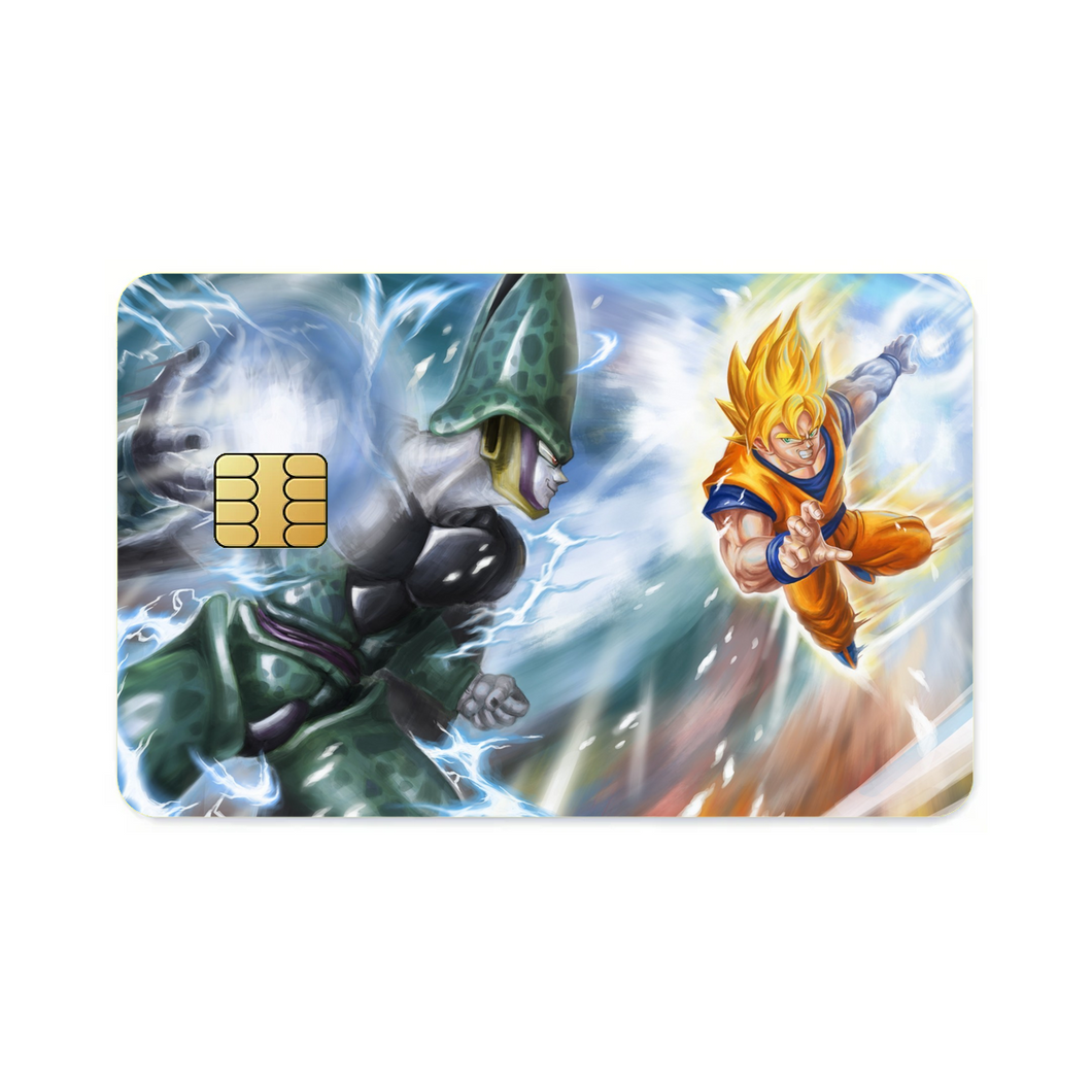 Goku Vs Cell Credit Card Skins (4-in-1 Pack)