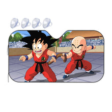 Load image into Gallery viewer, Goku vs Krillin  Car Sunshade
