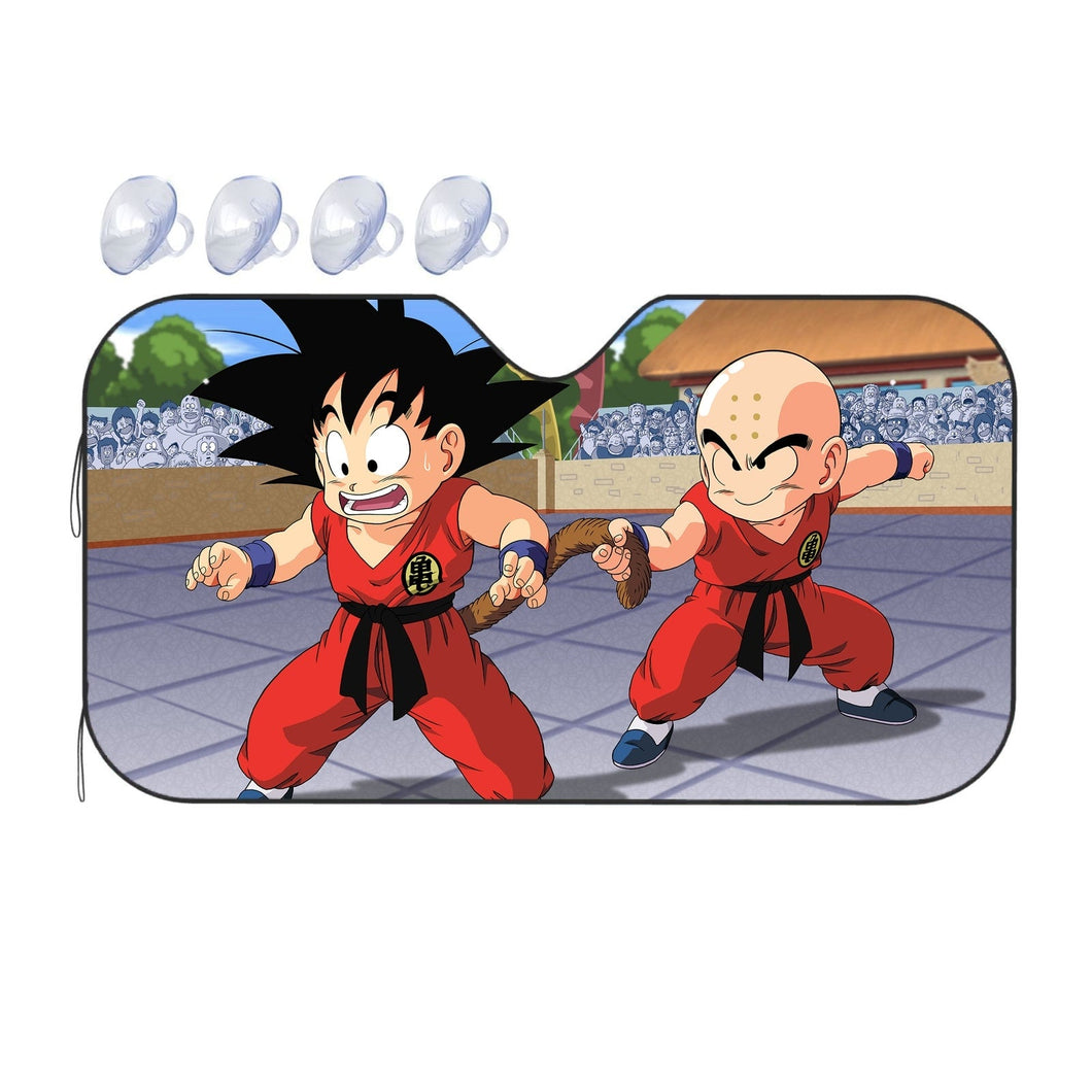 Goku vs Krillin  Car Sunshade